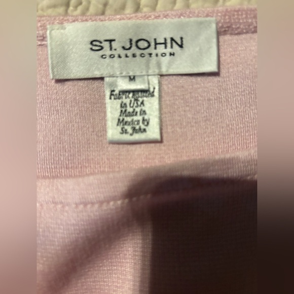 ST JOHN COLLECTION basic Santana knit wool blend tank top size M - Picture 4 of 5